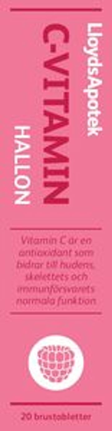 LloydsApotek C-vitamin Hallon 1000 mg
