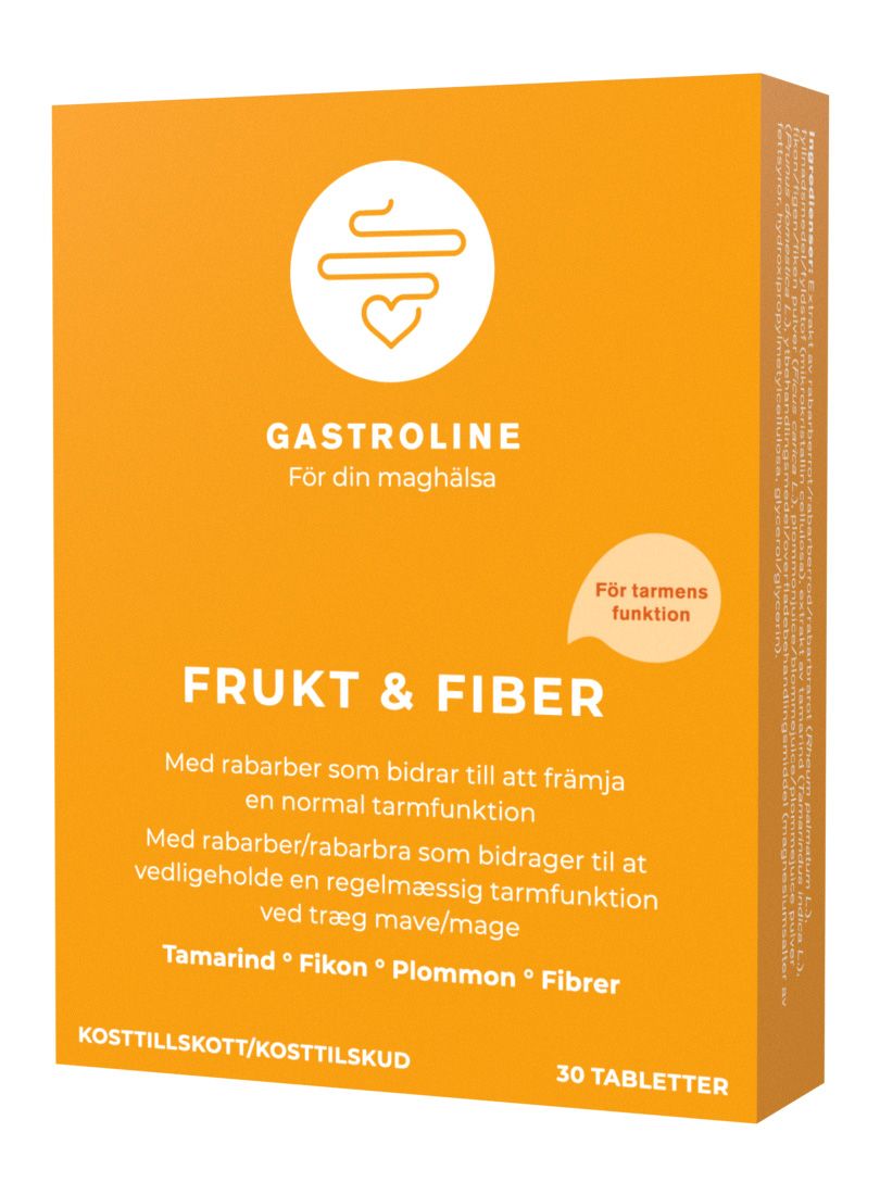 Baltex Natural AB Gastroline Frukt & Fiber 30 st