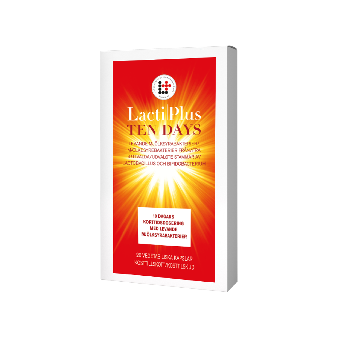 Lactiplus Ten Days kapslar 20 st