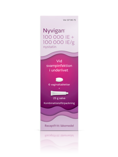 Nyvigan, salva + vaginaltablett 100 000 IE/g + 100 000 IE