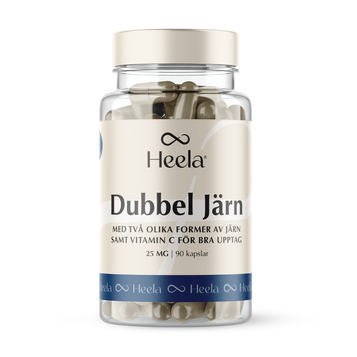 Heela Dubbel järn 25 mg