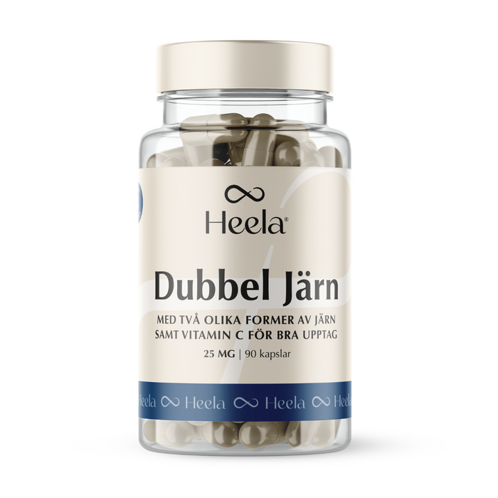 Heela Dubbel järn 25 mg