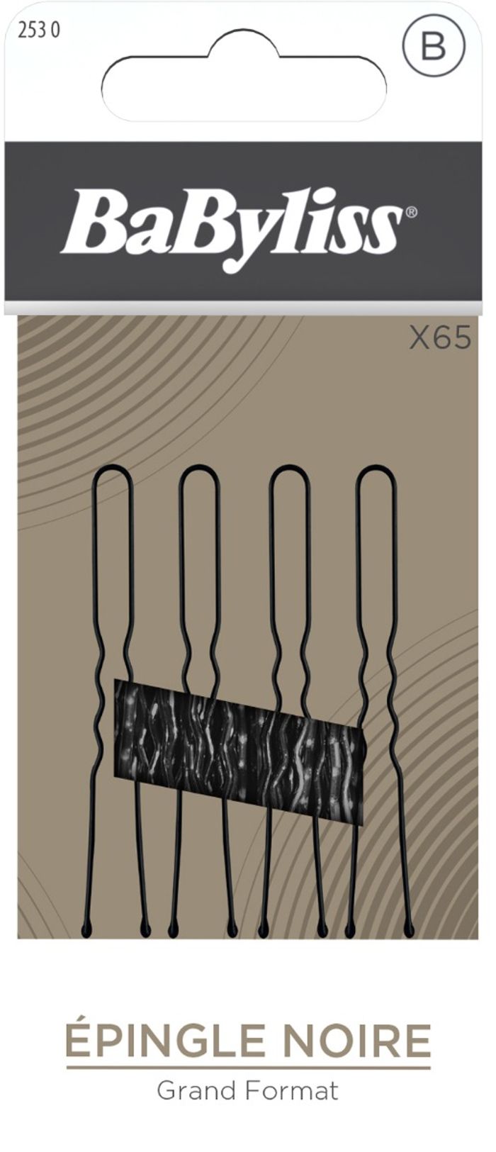 BaByliss Hårnål U-form Svart