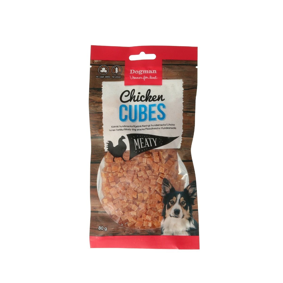 AB Dogman Dogman Chicken Cubes 80 g