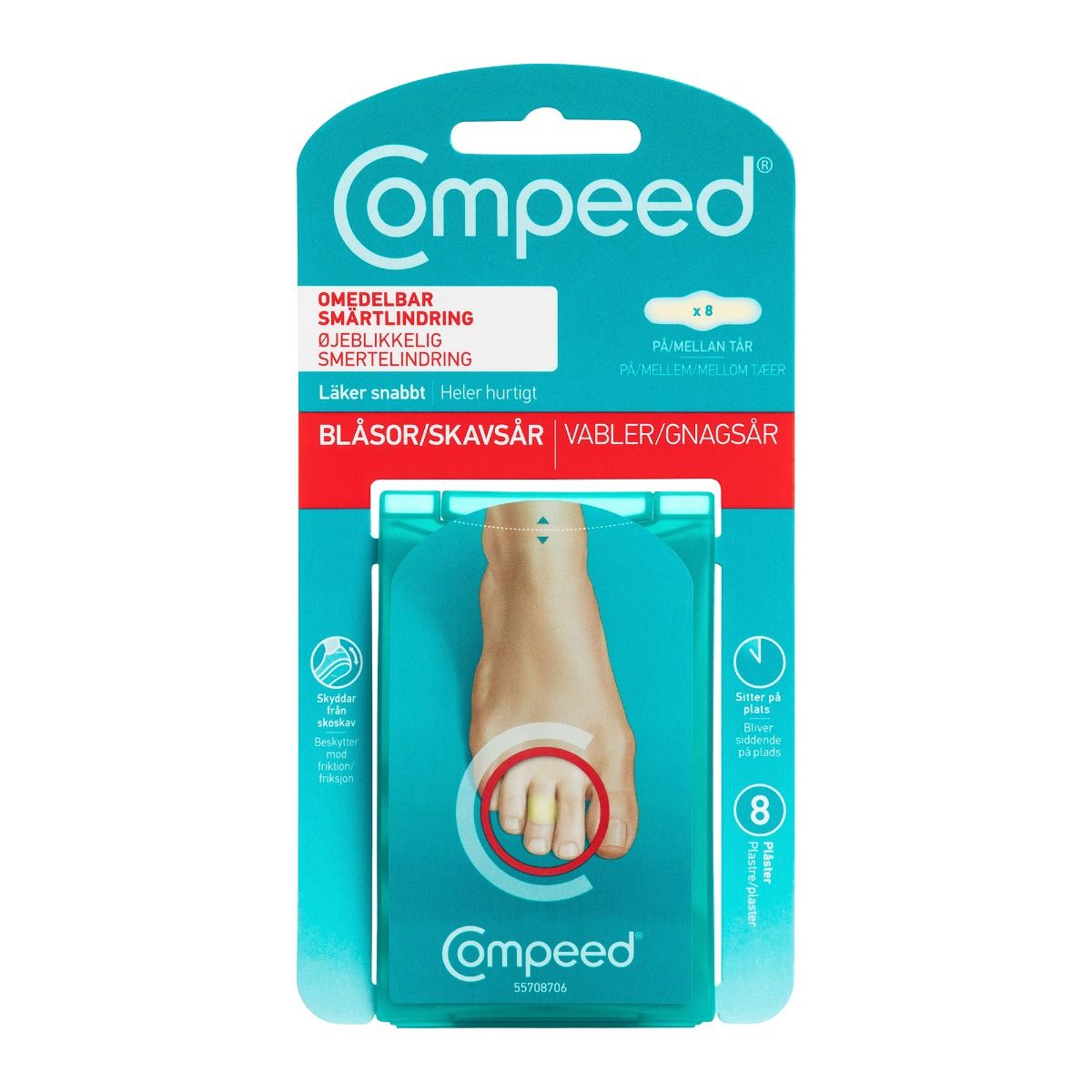 Perrigo Sverige AB Compeed On Toes 8 st