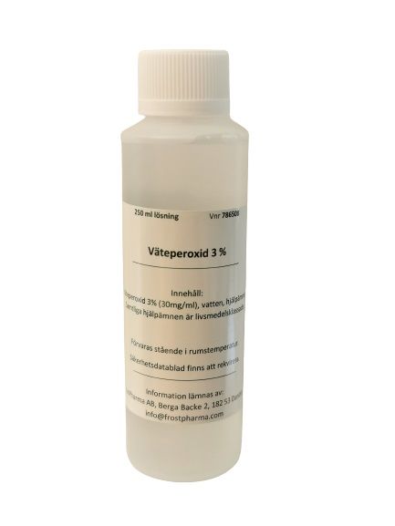 FrostPharma AB (tidigare Anthrop) Väteperoxid Frostpharma 3% 250 ml