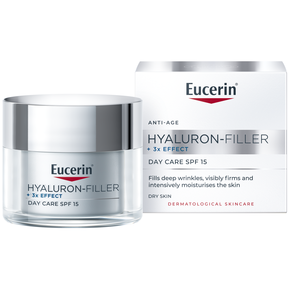 Eucerin Hyaluron-filler+ 3x Effect day cream dry skin spf15 50 ml | Skönhet och hälsa - Personlig vård - Kosmetika - Hudvård | Apoteka