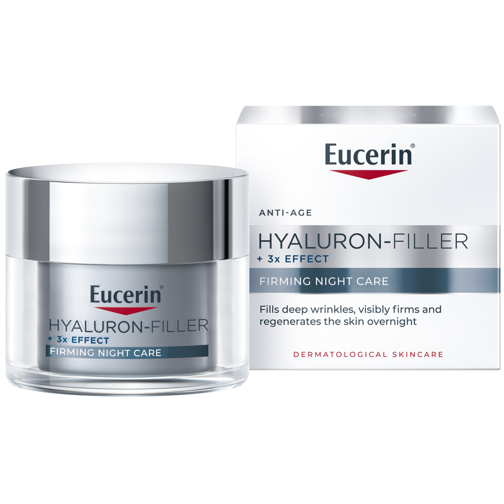 Eucerin Hyaluron-filler+ 3x Effect Firming Night Care 50 ml | Skönhet och hälsa - Personlig vård - Kosmetika - Hudvård | Apoteka