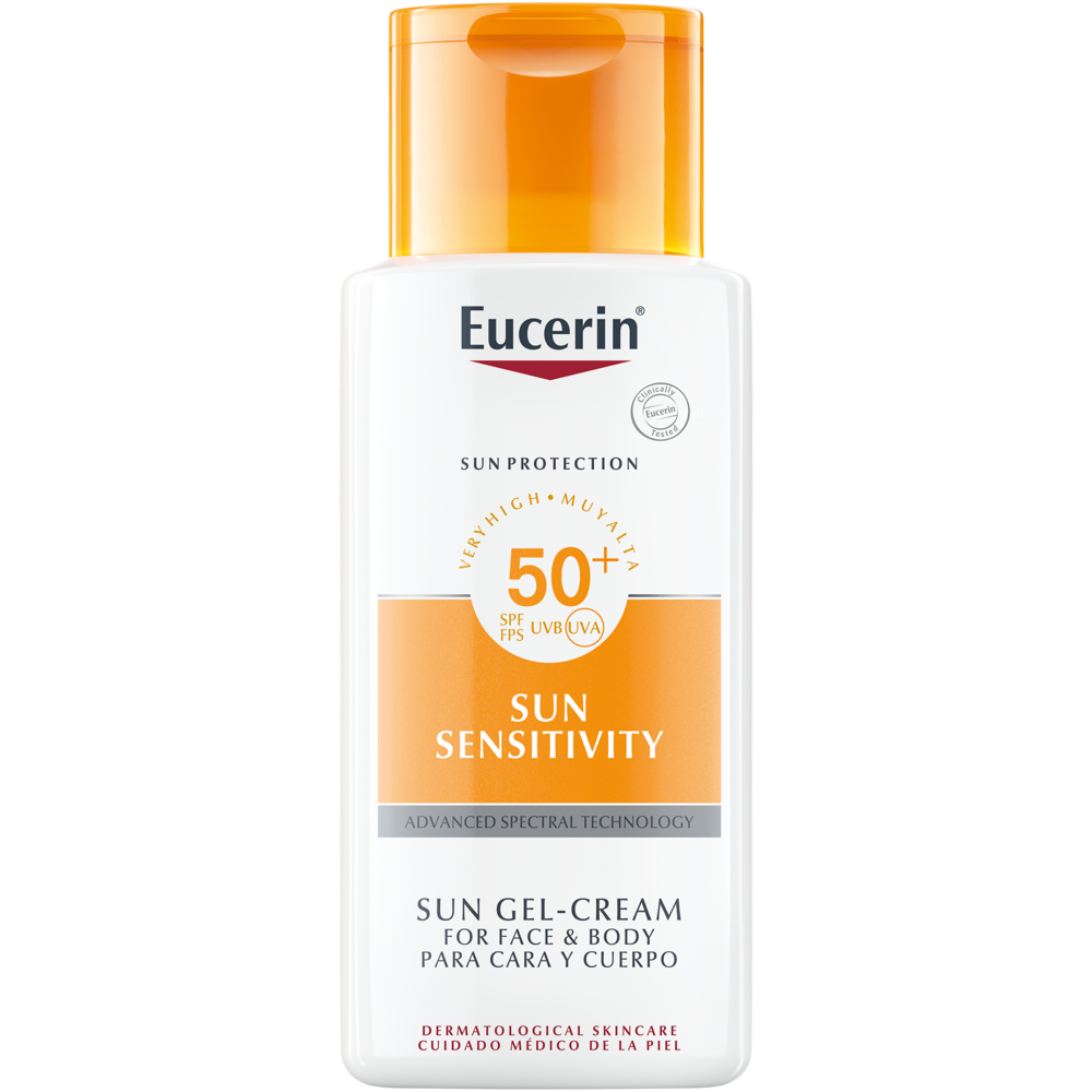 Eucerin Sun Sensitivity Gel-Cream SPF50+ 150 ml | Skönhet och hälsa - Personlig vård - Kosmetika - Hudvård - Solkräm | Apoteka
