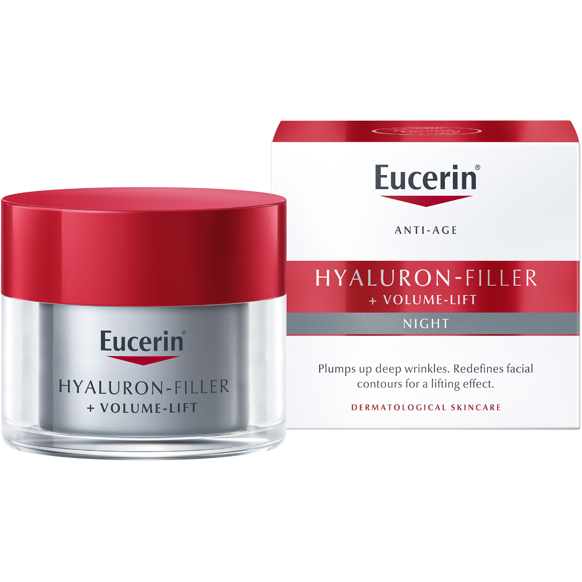 Eucerin Hyaluron-Filler Volume-Lift night cream 50 ml | Skönhet och hälsa - Personlig vård - Kosmetika - Hudvård | Apoteka
