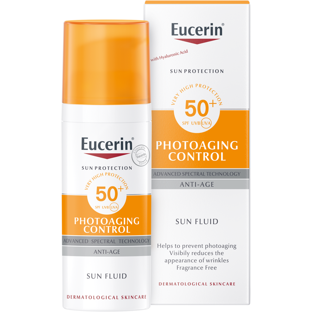 Eucerin controll sun fluid SPF 50+ 50 ml | Skönhet och hälsa - Personlig vård - Kosmetika - Hudvård - Solkräm | Apoteka
