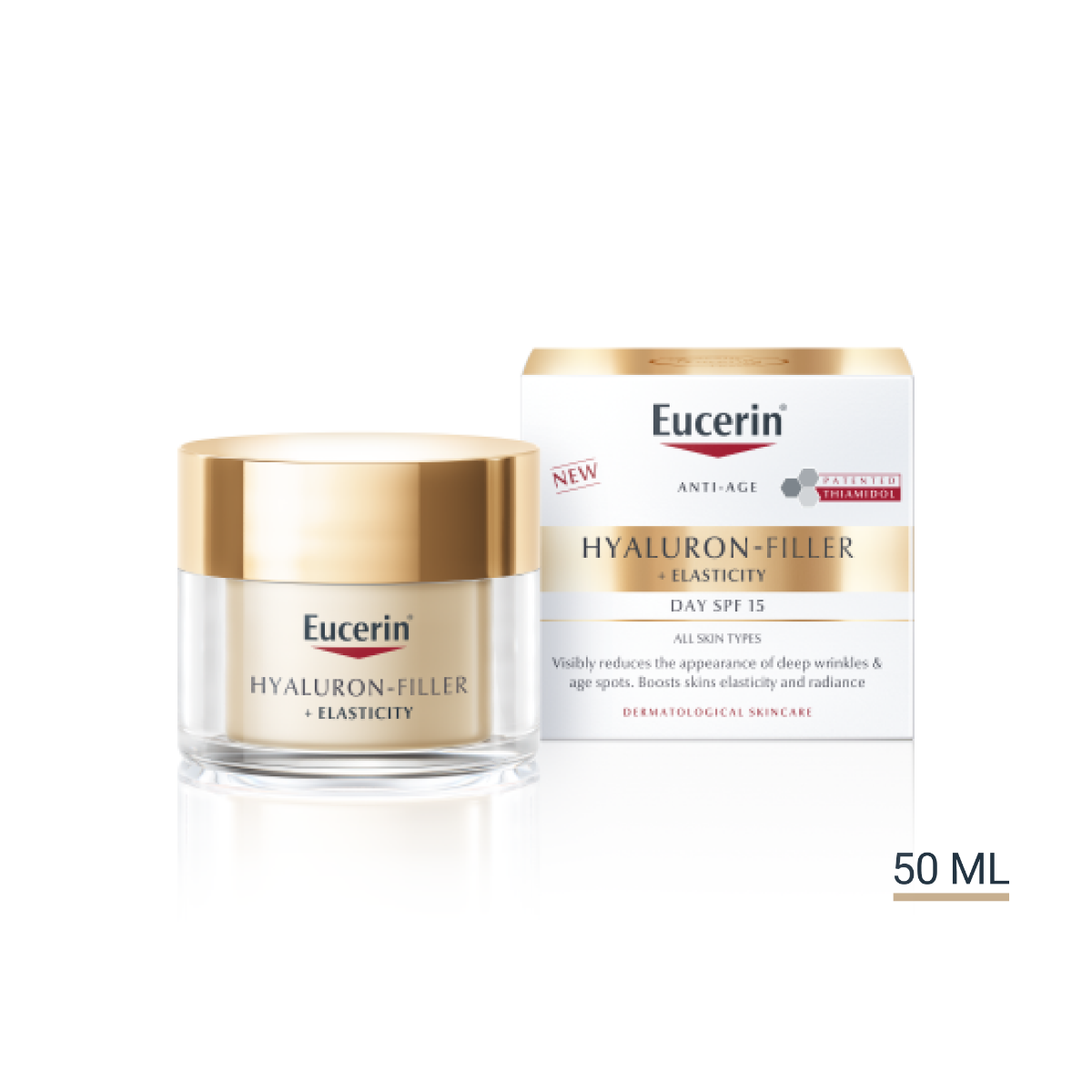 Eucerin Hyaluron-Filler Elasticity day cream SPF15 50 ml | Skönhet och hälsa - Personlig vård - Kosmetika - Hudvård | Apoteka