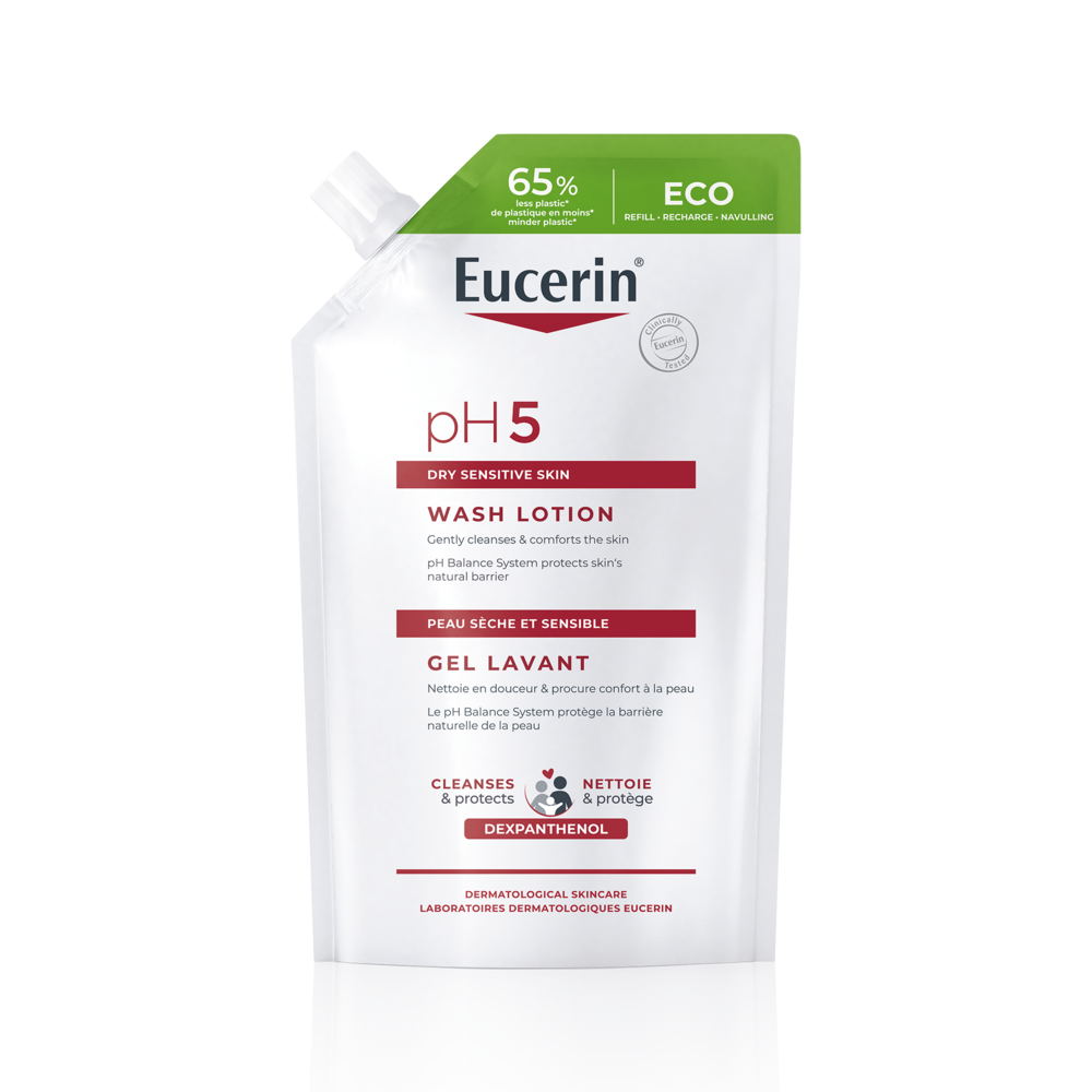 Eucerin pH5 Washlotion refill parfymerad 400 ml | Skönhet och hälsa - Personlig vård - Kosmetika - Hudvård | Apoteka