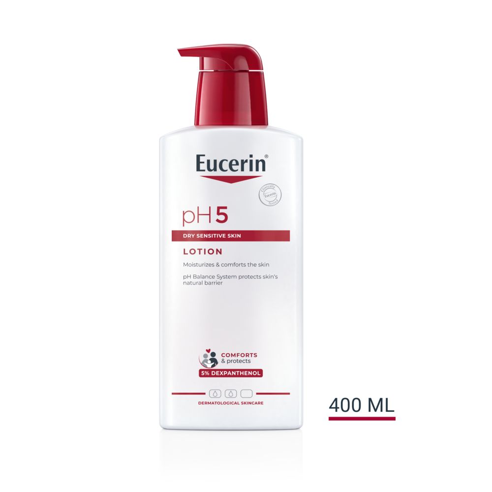 Eucerin pH5 Skin-Protection lotion med pump parfymerad 400 ml