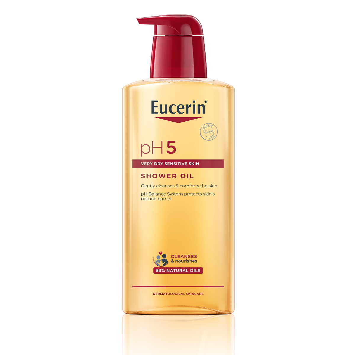 Eucerin pH5 Shower oil med pump parfymerad