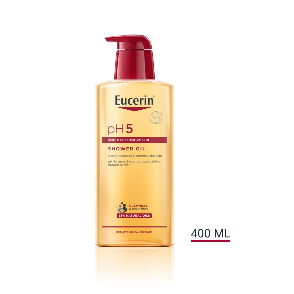 Eucerin pH5 Skin-Protection shower oil med pump parfymerad 400 ml