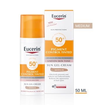 Eucerin Pigment control tinted sun gel-cream spf50+ 