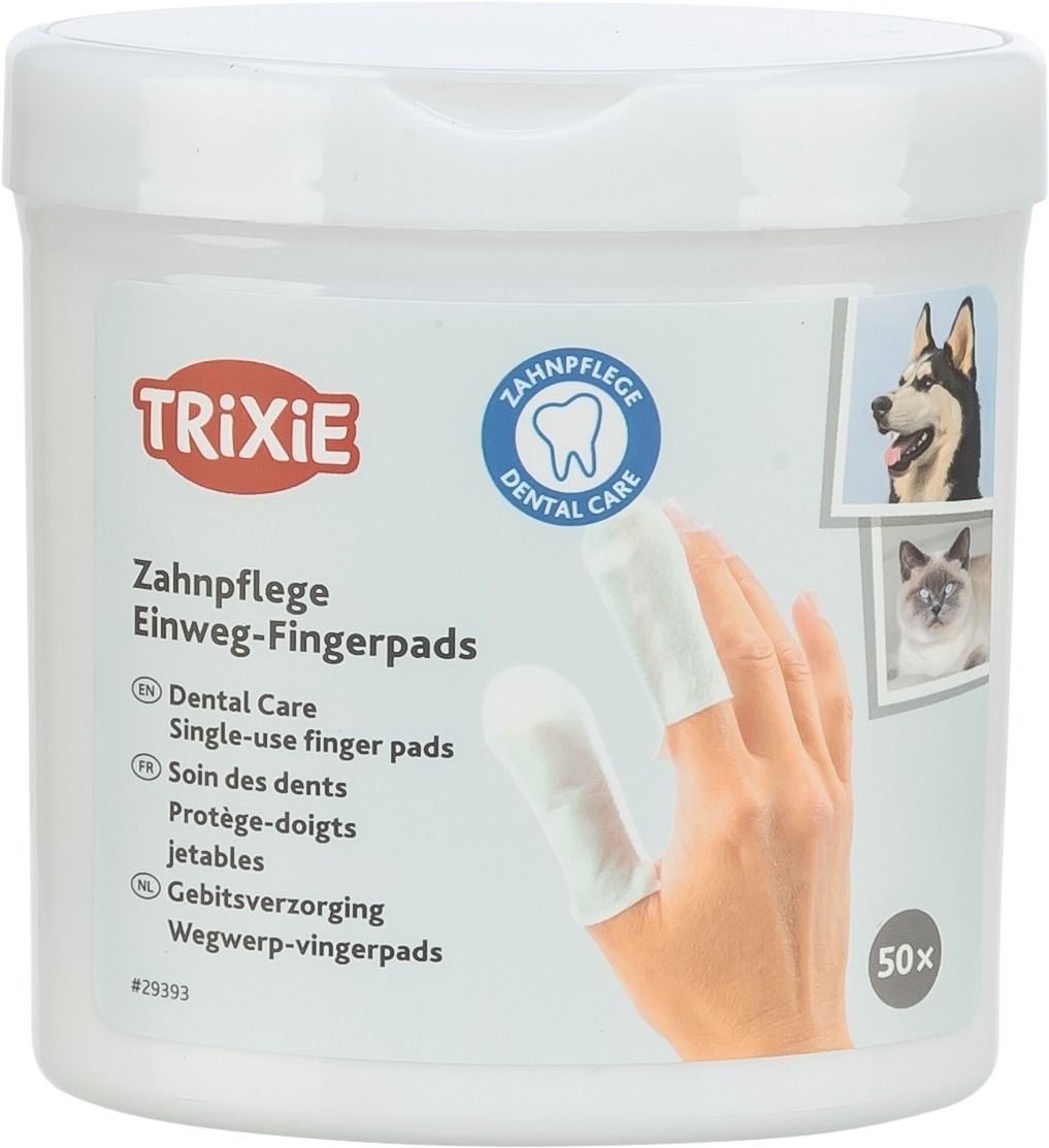 TRiXiE Fingerpads mint, för tandvård 51 ST