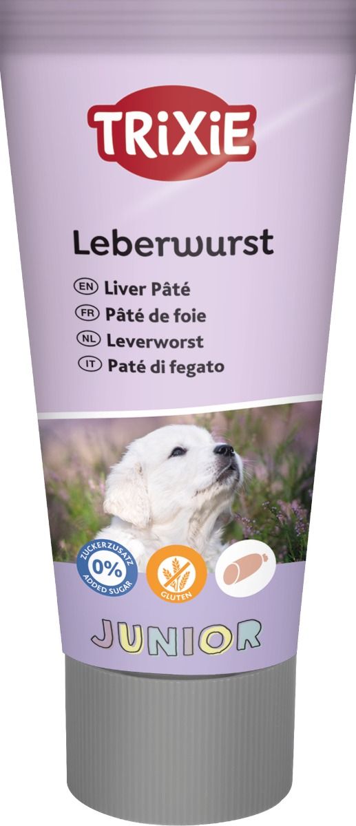 TRiXiE Junior leverpaté i tub med grönläppad mussla 75 g | Djur och tillbehör till husdjur - Tillbehör till husdjur | Apoteka