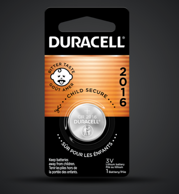 Duracell Batteri CR2016 Knappcell 3 V (2 st)