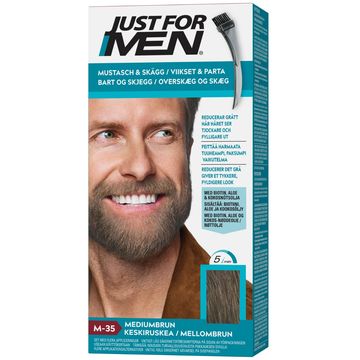 Just For Men mustasch och skägg mediumbrun