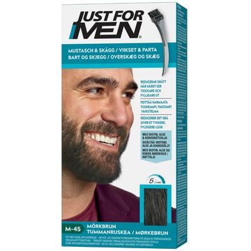 Just For Men mustasch och skägg mörkbrun