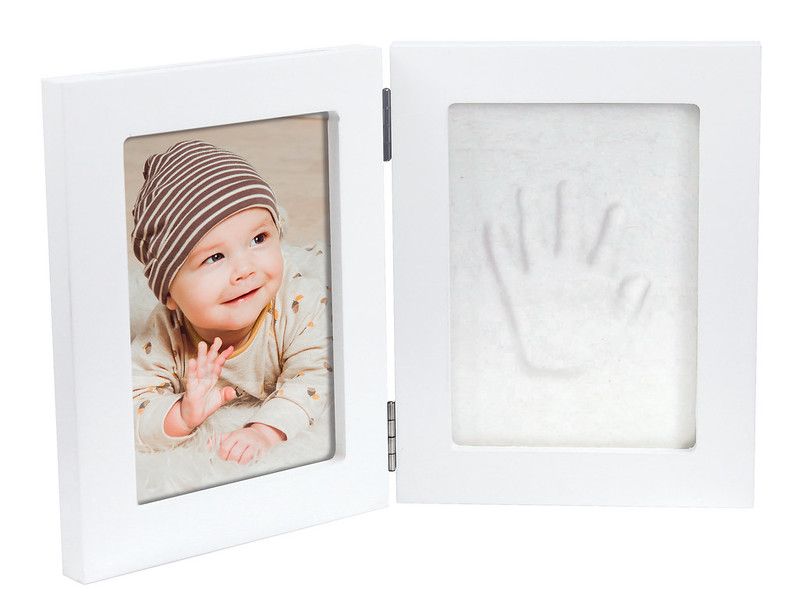 Dooky happy hands double frame white small 13x17 cm 1 st
