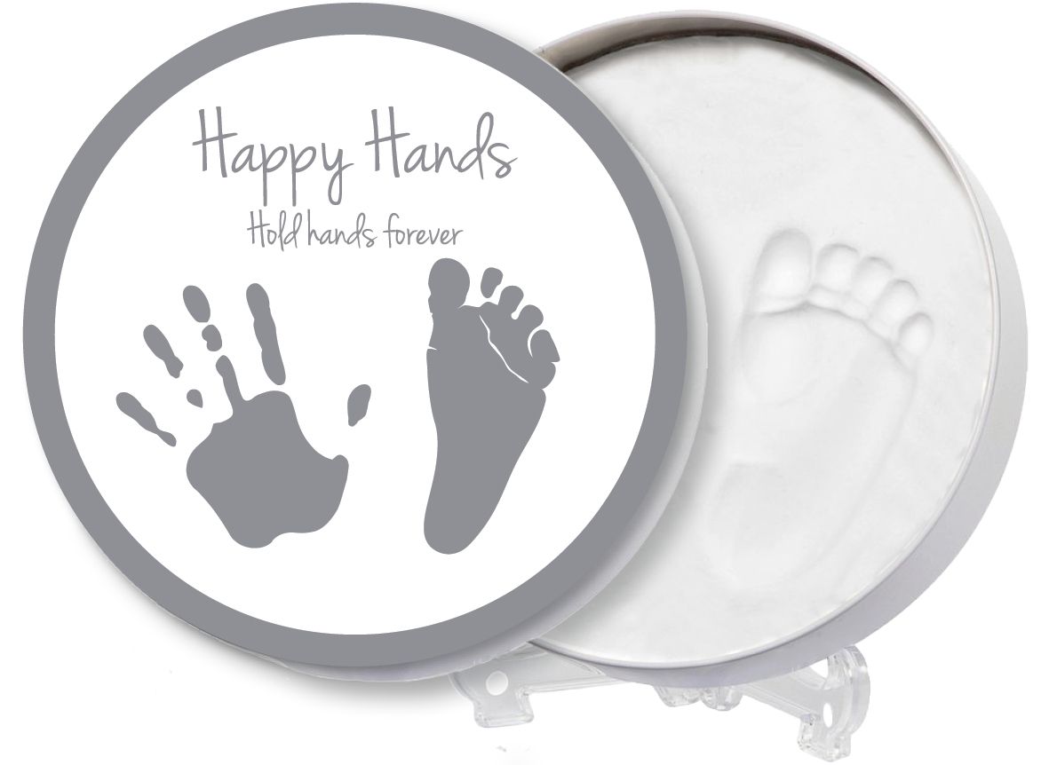 Dooky happy hands 2d round shape tin 1 st