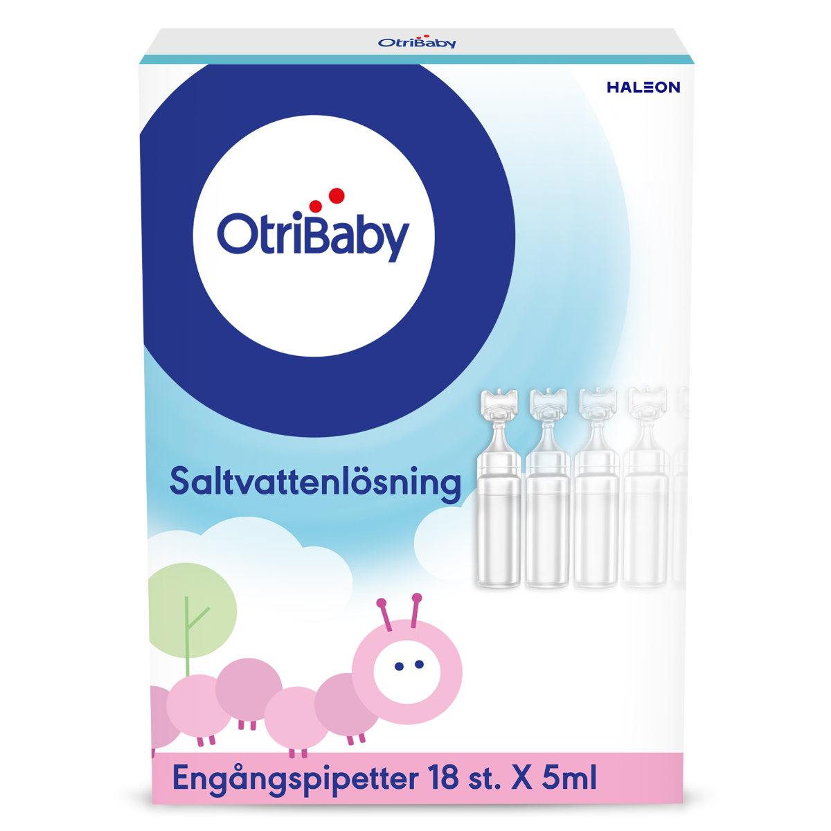Otri-Baby Saltvattenlösning engångspipetter 18 x 5 ml | Bebis och småbarn | Apoteka