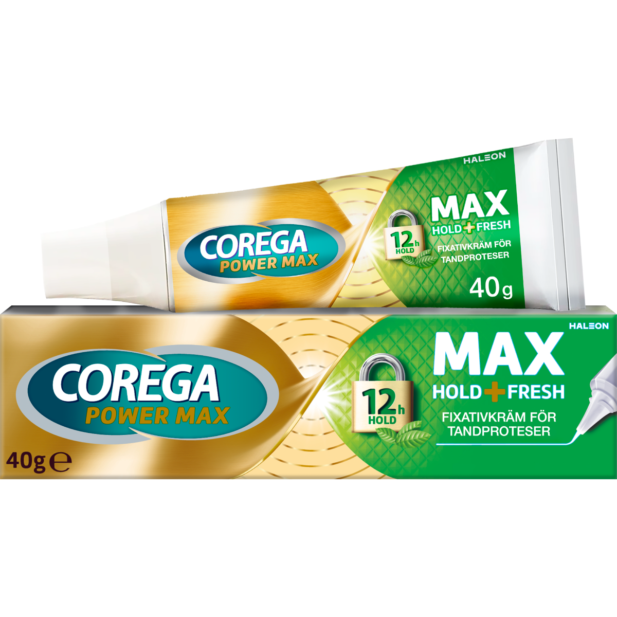 Corega Max Hold + Fresh fixativkräm för tandproteser 40 g | Skönhet och hälsa - Personlig vård - Munvård | Apoteka