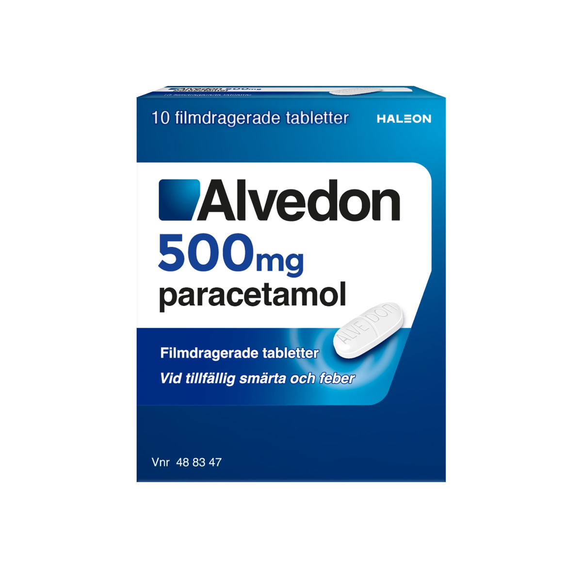 Alvedon, filmdragerad tablett 500 mg