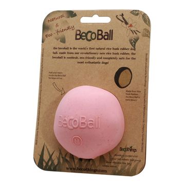 Beco Hundleksak ihålig boll  Medium Rosa 6,5 cm