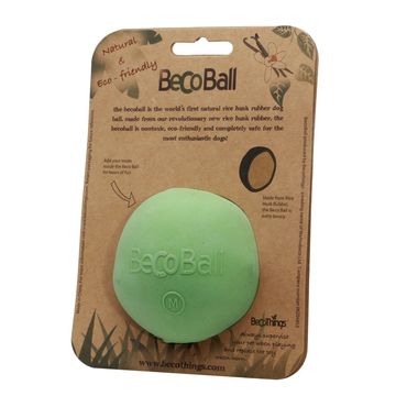 Beco  Hundleksak ihålig boll Medium Grön 6,5 cm