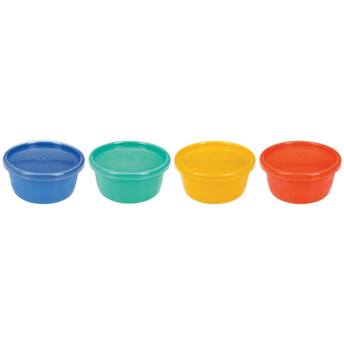 Nuby snack bowl set - 4p - 240 ml + 3 m 1 st