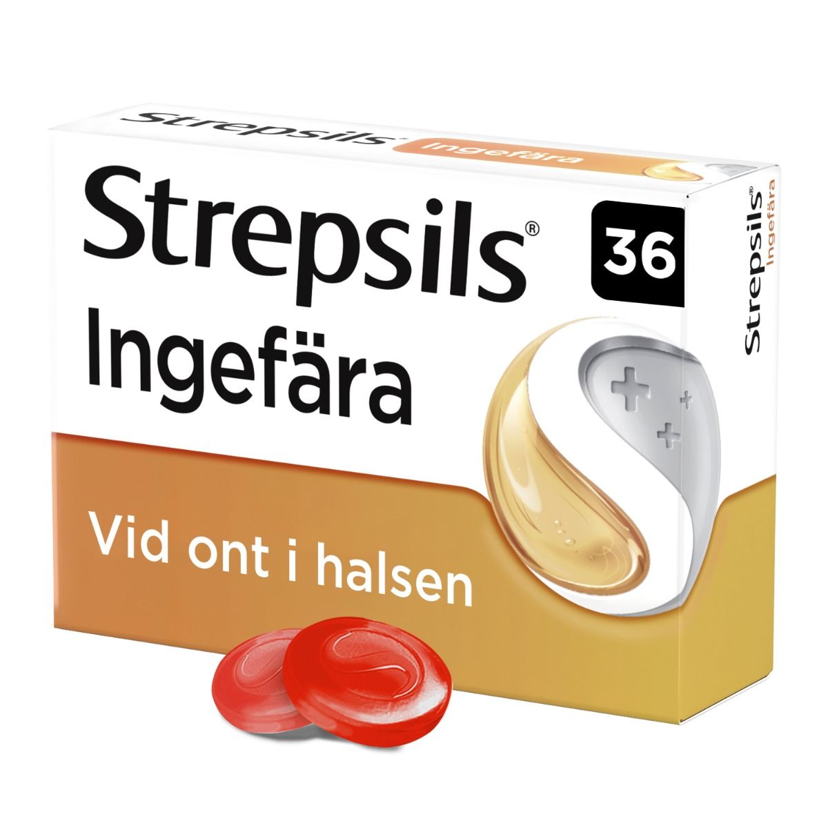 Strepsils Ingefära, sugtablett