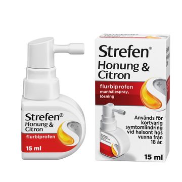 Strefen Honung & Citron, munhålespray, lösning 16,2 mg/ml