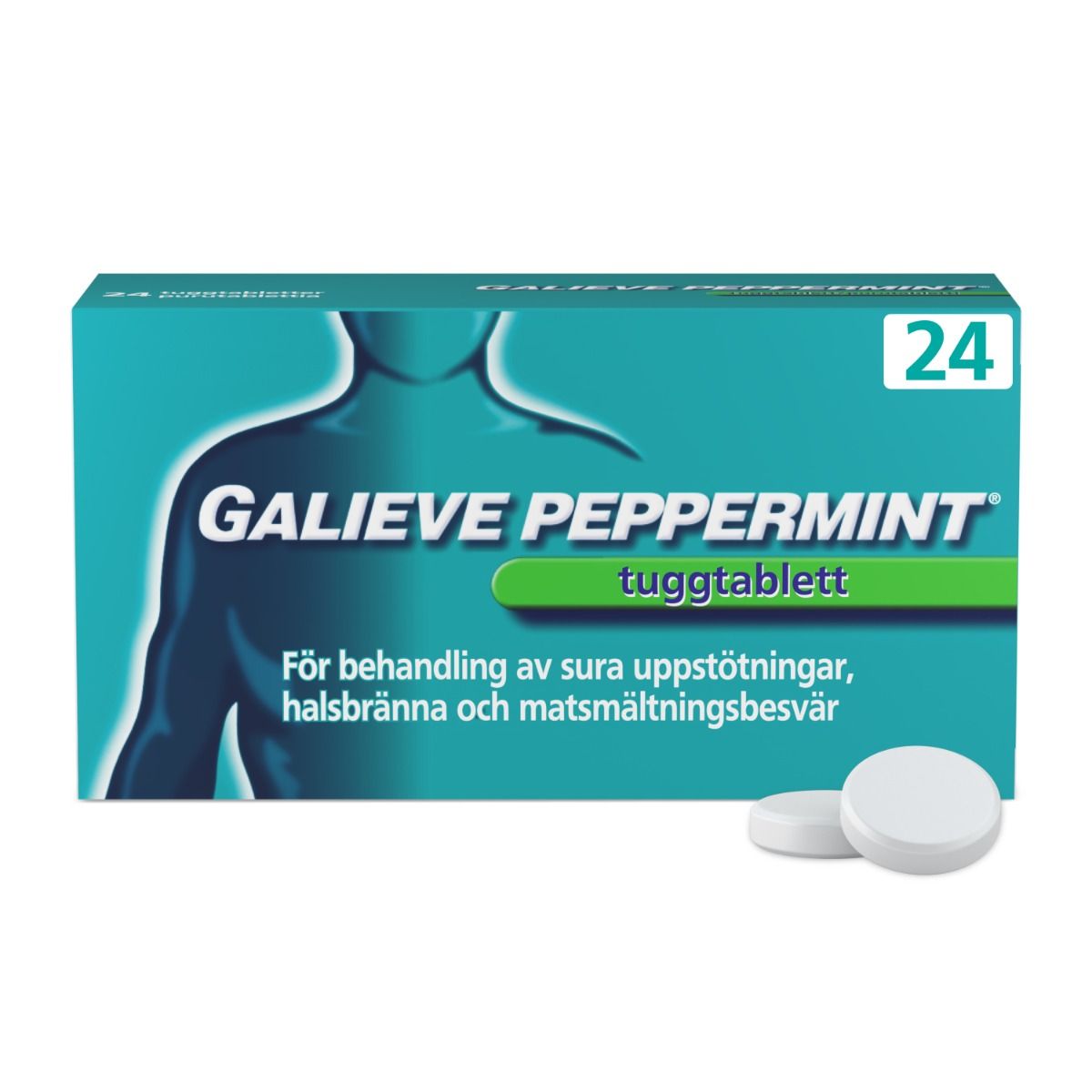 Galieve Peppermint, Tuggtablett