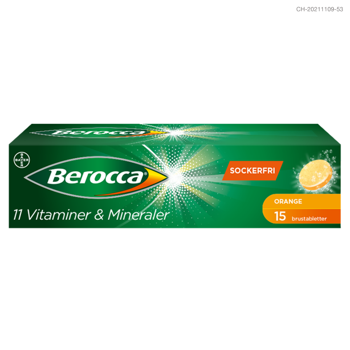 Berocca Energy Orange Brustabletter 15 st