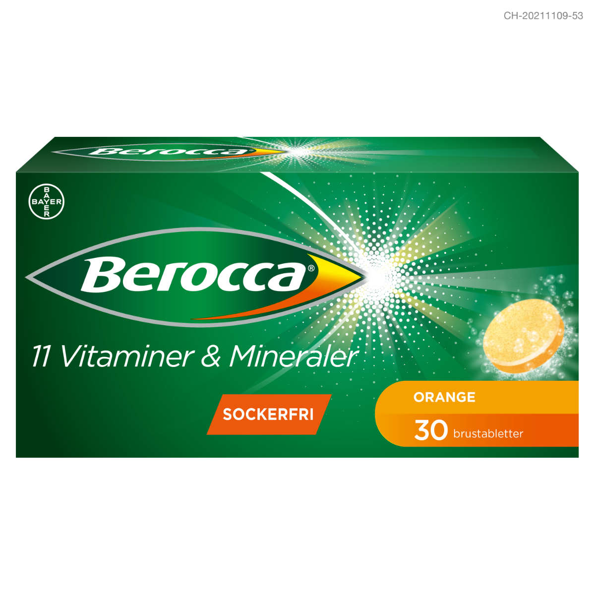 Berocca Energy Orange Brustabletter 30 st