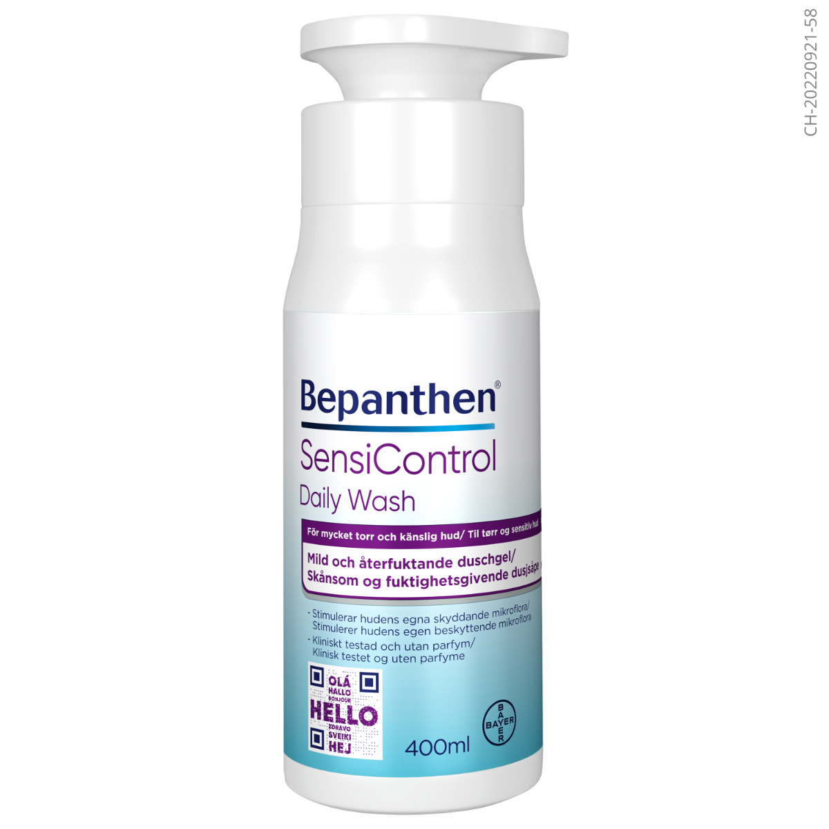 Bayer AB Bepanthen SensiControl duschgel 400 ml