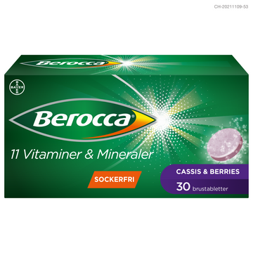 Berocca Energy Cassis & Berries Brustabletter