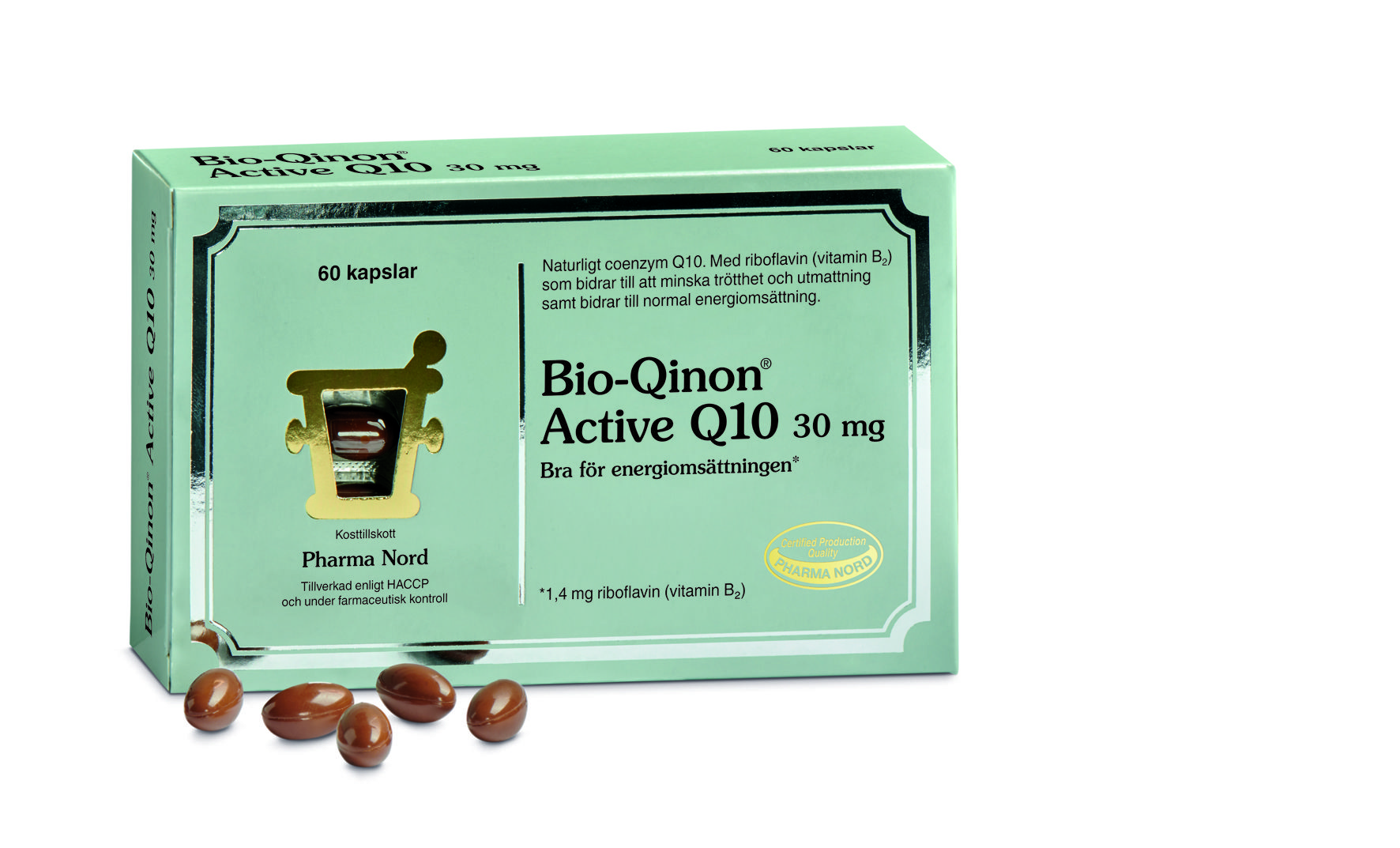 Pharma Nord, Pharmahus AB Bio-Qinon Active Q10 30 mg 60 st