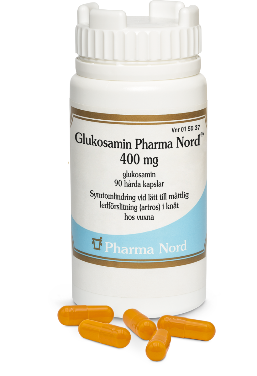 Glukosamin Pharma Nord, kapsel, hård 400 mg
