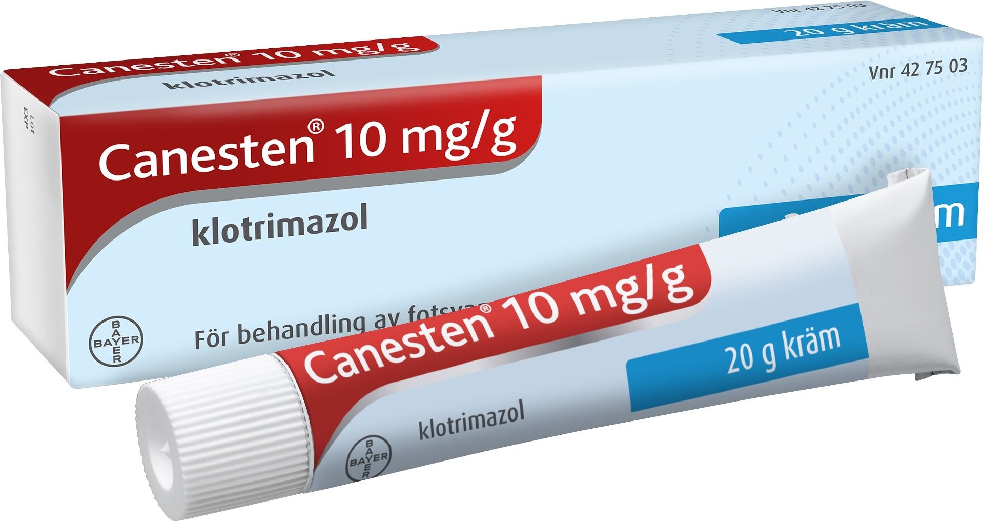 Canesten, kräm 10 mg/g