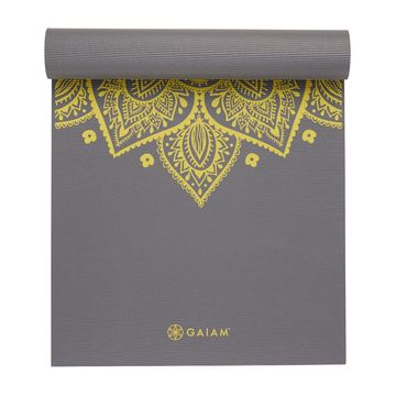 Gaiam Citron sundial yoga mat 6mm premium