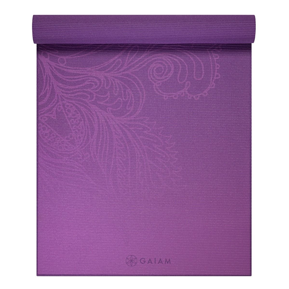 Gaiam Fading flower yoga mat 4mm classic printed 1 st