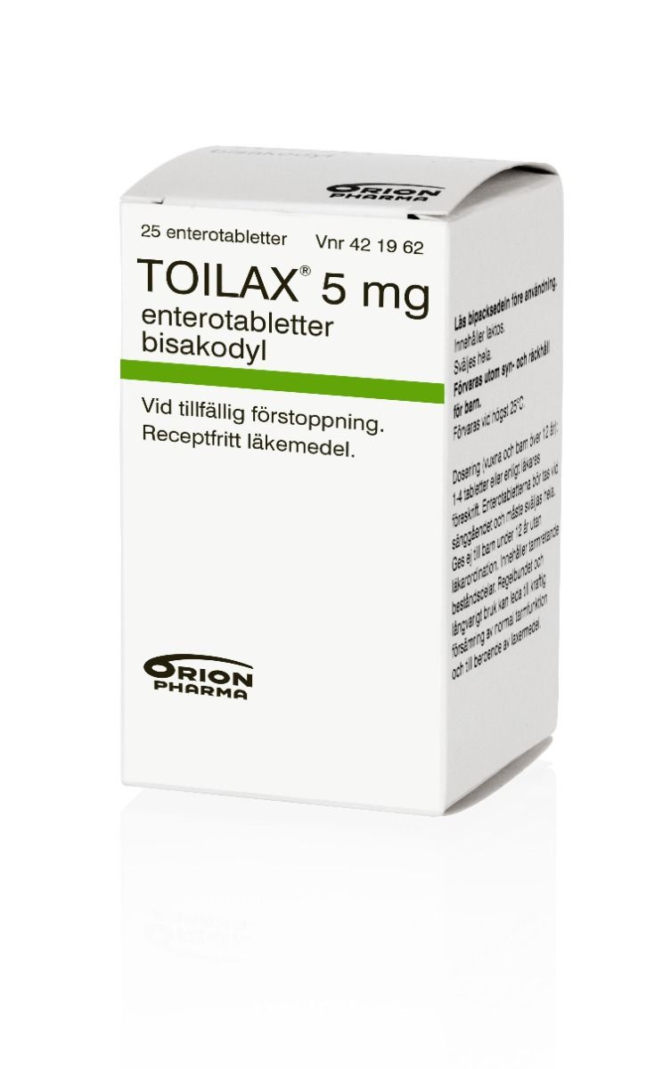 Toilax, enterotablett 5 mg