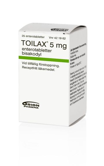 Toilax, enterotablett 5 mg
