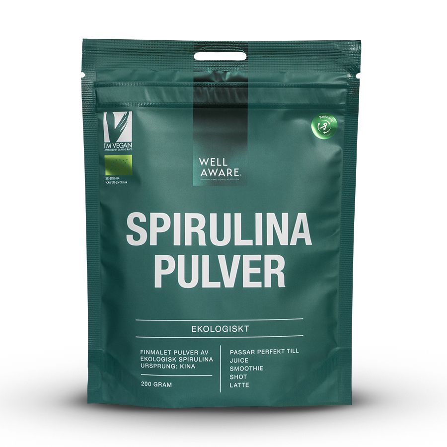 WellAware Ekologiskt Spirulina 200 g