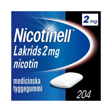 Nicotinell Lakrits, medicinskt tuggummi 2 mg